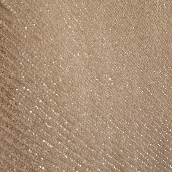 SET BR BIANCA SHIMMERY SLIP SKIRT & CREW NECK SLEEVELESS TANK SET XS XXS CREAM - Picture 10 of 16